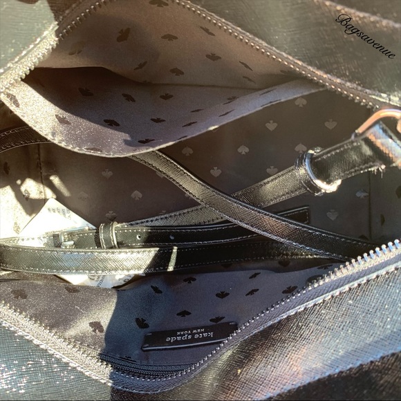 Kate spade Glitter Cameron Medium Satchel Blue - Picture 8 of 8